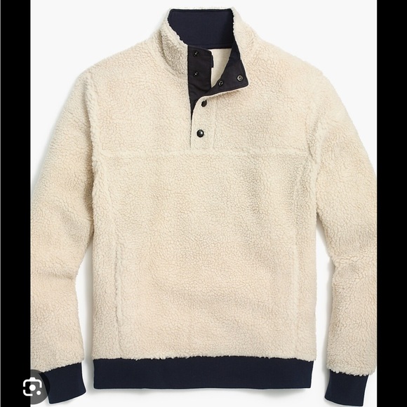 J, Crew Sherpa pullover - Picture 5 of 10